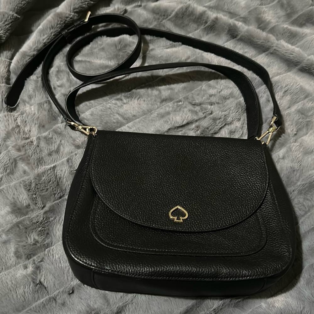 Kate Spade Black Kailee Flap Crossbody